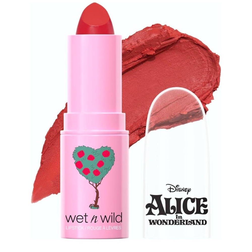 Wet n Wild Limited edition Alice in Wonderland Painted Roses lipstick